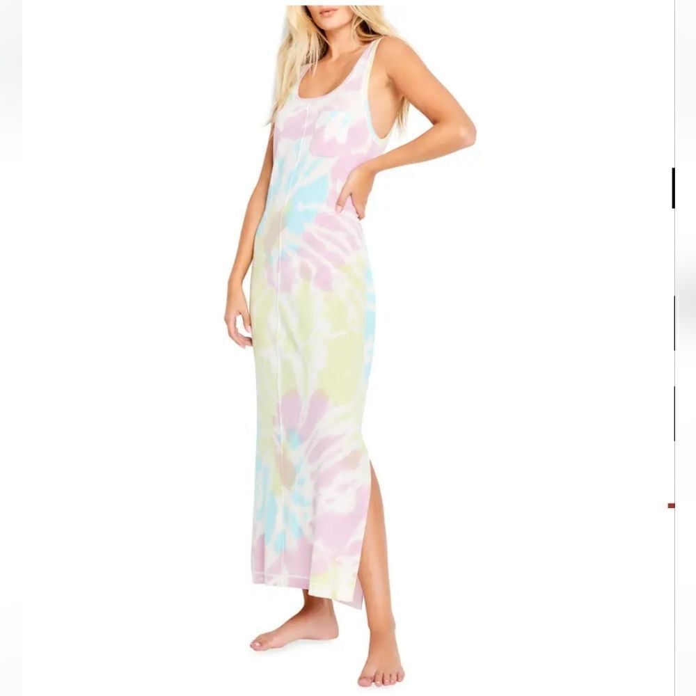 Lisa Todd Make a Splash Tie Dye Maxi Tank Dress Size S